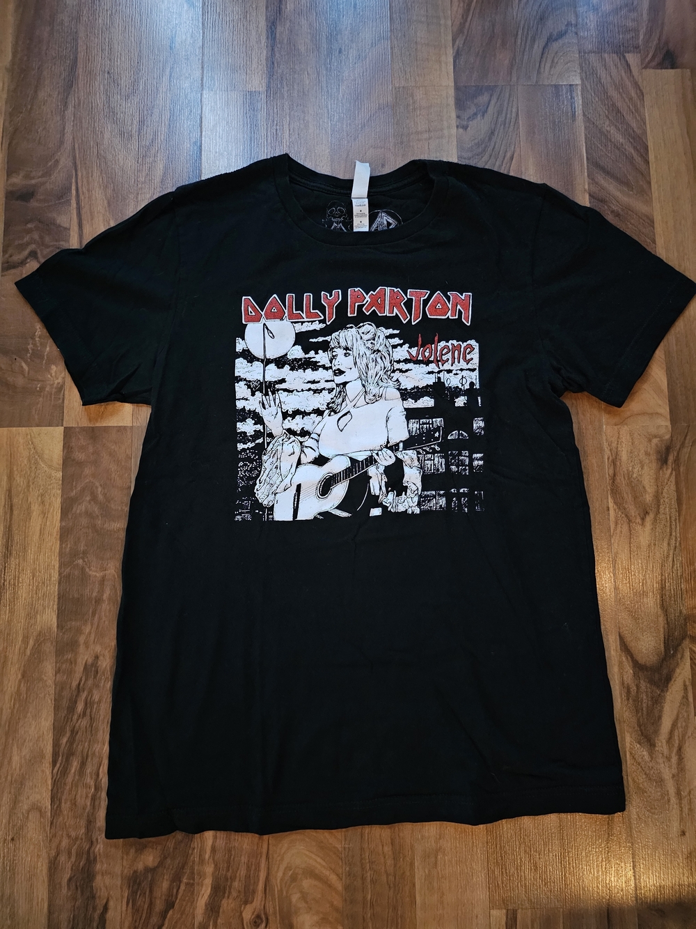 Dolly Parton Black Graphic Short Sleeve Tee